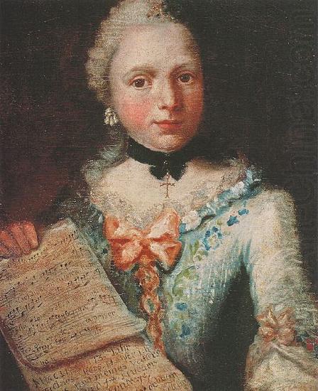 Selbstportrat als Sangerin mit Notenblatt, Angelica Kauffmann